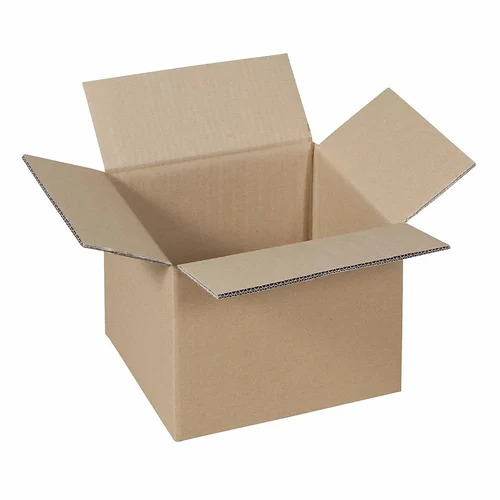 Cardboard Corrugated Box - Double Wall 5 Ply, 7.5 x 5.5 x 2.5 Inch, Brown Color, Matte Finish, Biodegradable | Ideal for Apparel, Electronics, Food, Gifts & Crafts
