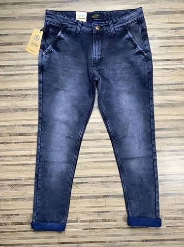 Denim Plain Men Lycra Jeans