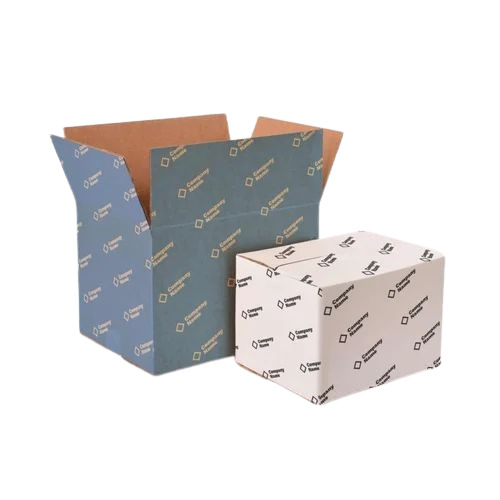Multi Colored Corrugated Box