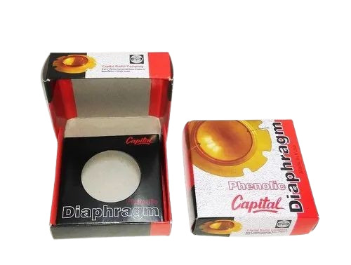 Auto Spare Parts Packaging Box - Handmade Multi Color Virgin Kraft Paper, Size 3x3x1.5 Inch, Single Wall 3 Ply, Weight Capacity <5 Kg | Lithography / Offset Printing