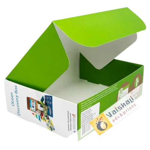 Foldable Cardboard Box - 115/125 GSM Virgin Kraft Paper, Multi Color with Laminated Coating, Foil Stamping & Embossing, Biodegradable & Moisture Proof