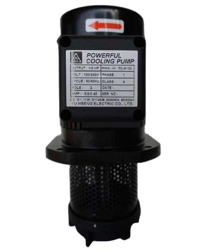 1/8 HP Shaft 100mm Wood Cutting Machinery Coolant Pump