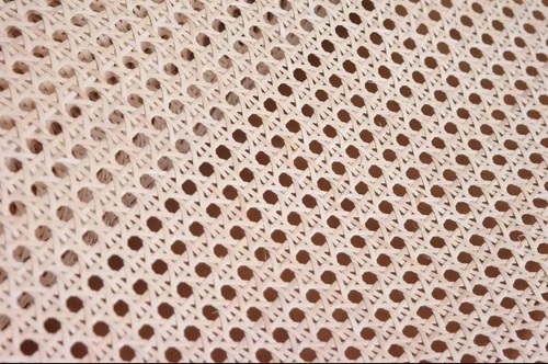 22 Inch Rattan Cane Webbing Roll - 18 Inch Width, 50 Feet Length , Eco-Friendly Brown Rattan for Customizable Chair Seat Weaving