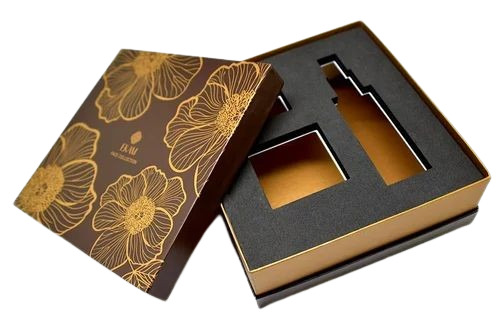 Cosmetic Packaging Box - 270 GSM Duplex Paper, Square Shape, Multi Color with Matte Finish & Embossing | 2 Kg Weight Holding Capacity, Lock Bottom Design
