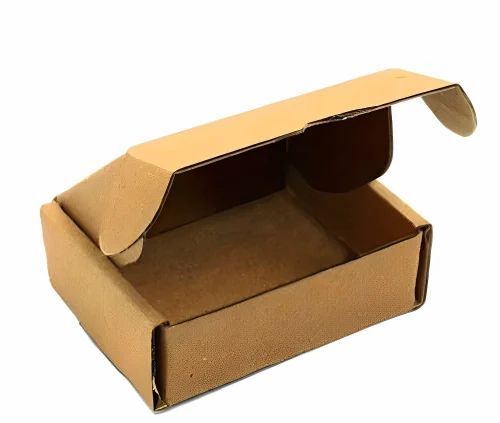 Die Cut Folding Boxes - 2 Ply Virgin Kraft Paper, 300 GSM Weight Capacity 5 Kg, Brown Color, Lightweight Material