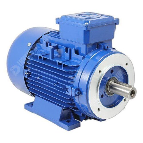 Face Mounted Induction Motor - Color: Green