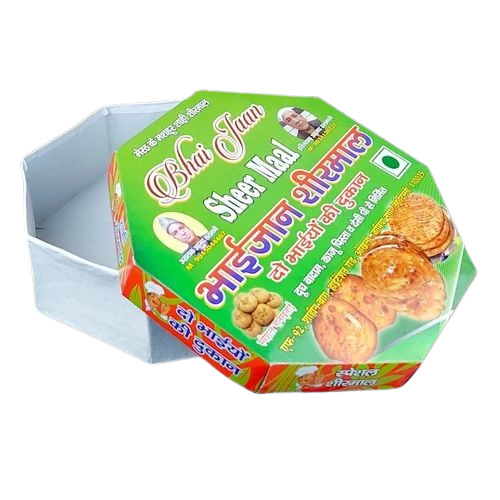 Food Packaging Box - Round Paper Box for Food Storage, 1-5 Kg Capacity, Multi Color Design | Eco-Friendly, Versatile Use, Durable Material