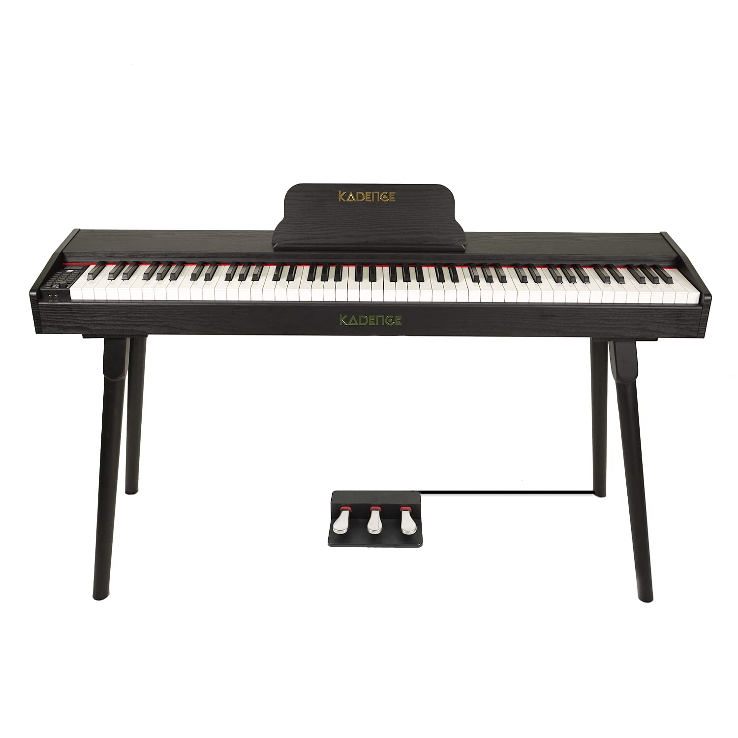 Kadence Dp01 Weighted 88 Key Portable Digital Piano With Wooden Stand