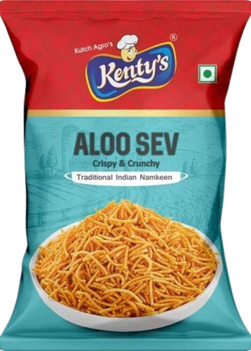 Kentys Aloo Sev Namkeen - 50 Grams Packet | FSSAI Certified, Good Quality, Tasty, Salty & Spicy A Grade Snack, 4 Months Shelf Life