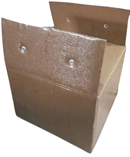 Laminated Corrugated Boxes - 3 Ply Fully Recycled Rectangular Paper, Brown Color, Supports >25 Kg, Ideal for Food, Gift & Crafts