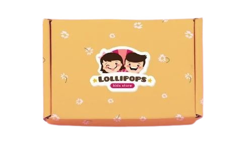 Lollipops Packaging Box - Multi-Color Printed Paper Material, Brown Color | Ideal for Gift Giving and Party Favors