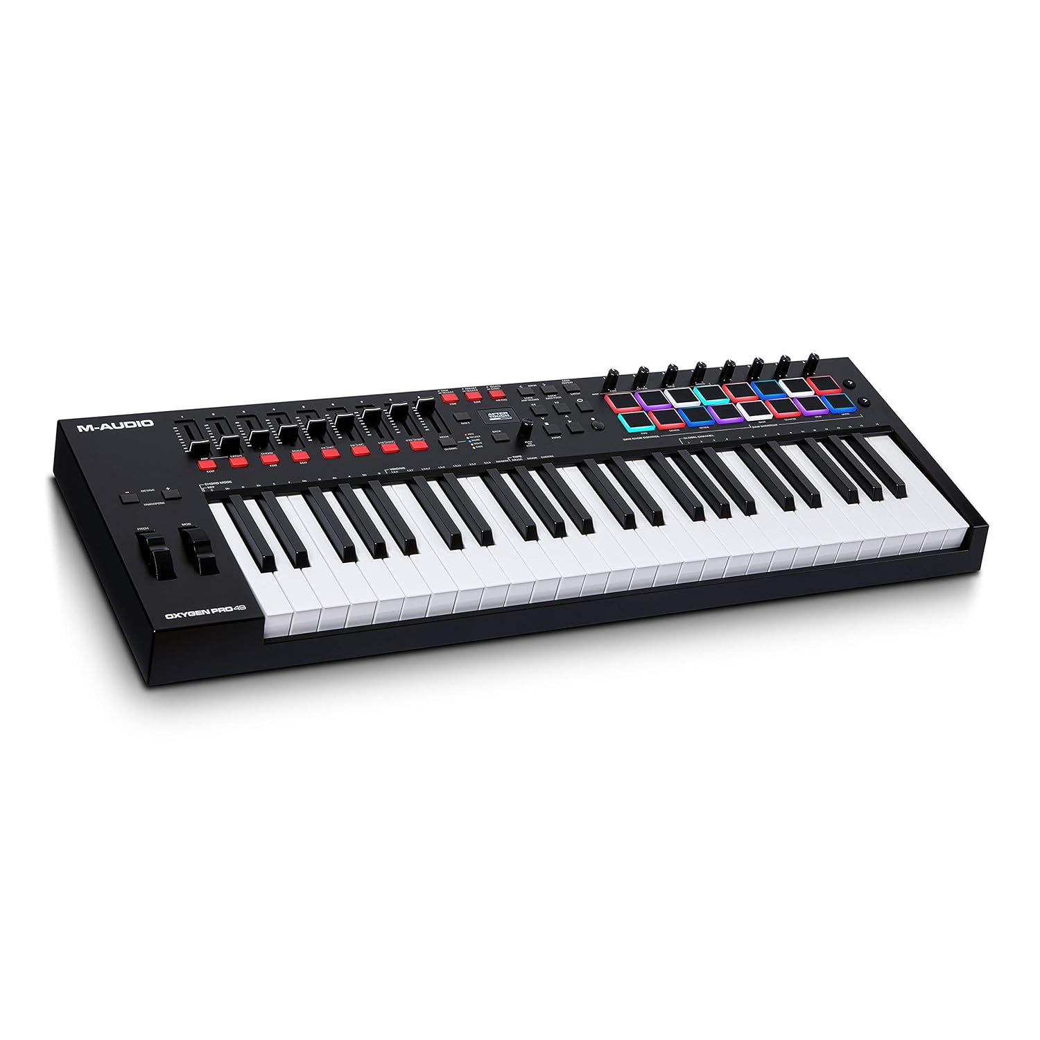 M-Audio Oxygen Pro 49 49 Key Usb Midi Keyboard Controller With Beat Pads