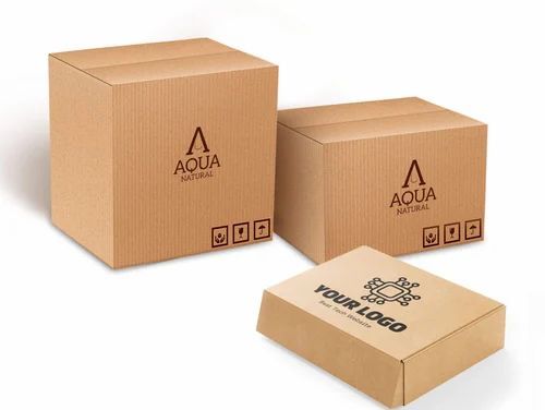Printed Corrugated Boxes - Single Wall 3 Ply, 140/150 GSM Brown with E Flute, Digital Print, Embossed Finish, Eco-Friendly, Disposable, Versatile for Food, Apparel, Electronics & More