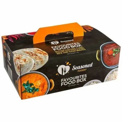 Printed Food Packaging Box - Paper Material, Multi Color Design | Ideal for Versatile Food Presentation and Storage