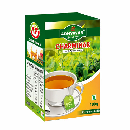 Printed Tea Packaging Box - Paper Material, Multi Color Design | Ideal for Organizing and Presenting Various Tea Varieties