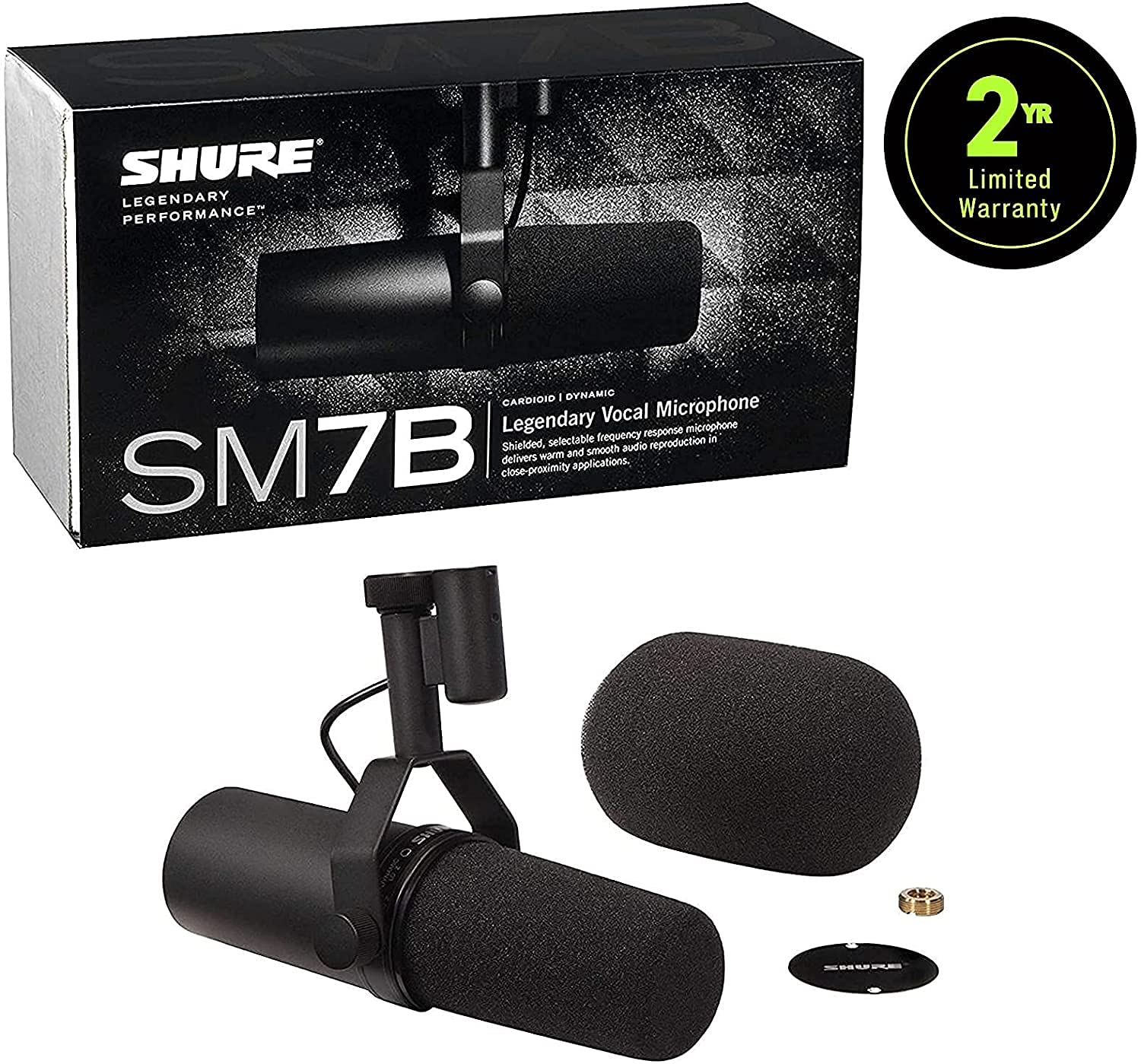 Shure Sm7b Cardioid Vocal Dynamic Microphone