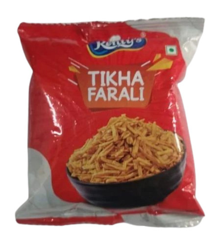 Tikha Farali Fried Snack Namkeen - 50g Packet | A Grade, FSSAI Certified, Good Quality, Tasty, Salty & Spicy Flavors, Shelf Life: 4 Months