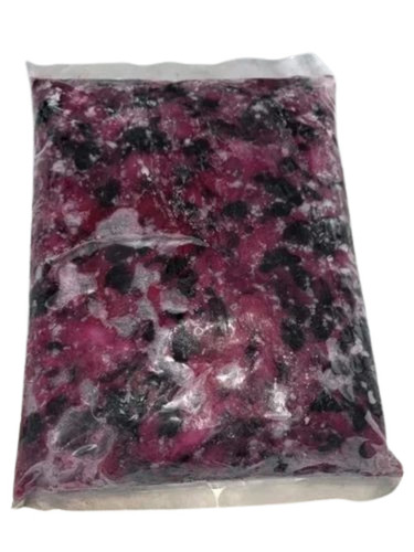 1kg Frozen Jamun Slices - Organic A Grade, Sweet Taste | FSSAI Certified, 18 Months Shelf Life, Packet Packaging, Food Industry Use