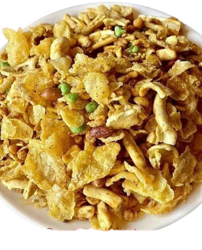 Corn Flakes Mixture Namkeen - 1 Kilogram Packet | Spicy & Salty FSSAI Certified Good Quality A Grade 6 Months Shelf Life