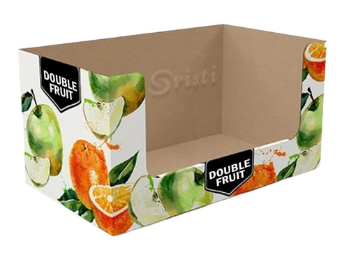 Fruit Packaging Boxes - Paper Material, Multi Color Printed Design | Versatile Packaging Solution for Fresh Fruits