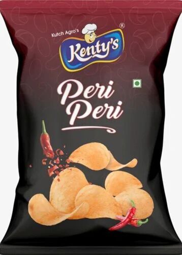 Kentys Peri Peri Potato Chips - 30 Gram Packet | Tasty, Crispy, Salty Flavor, FSSAI Certified, Fried Potato Ingredient with 4 Months Shelf Life
