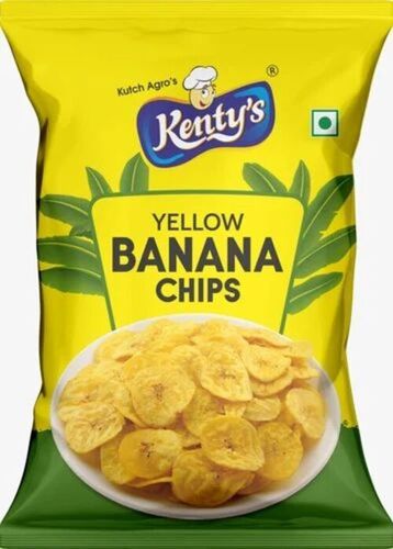 Kentys Yellow Banana Chips - 30 Gram Packet Salty & Crispy Fried Banana Snacks | FSSAI Certified Good Packaging 4 Months Shelf Life