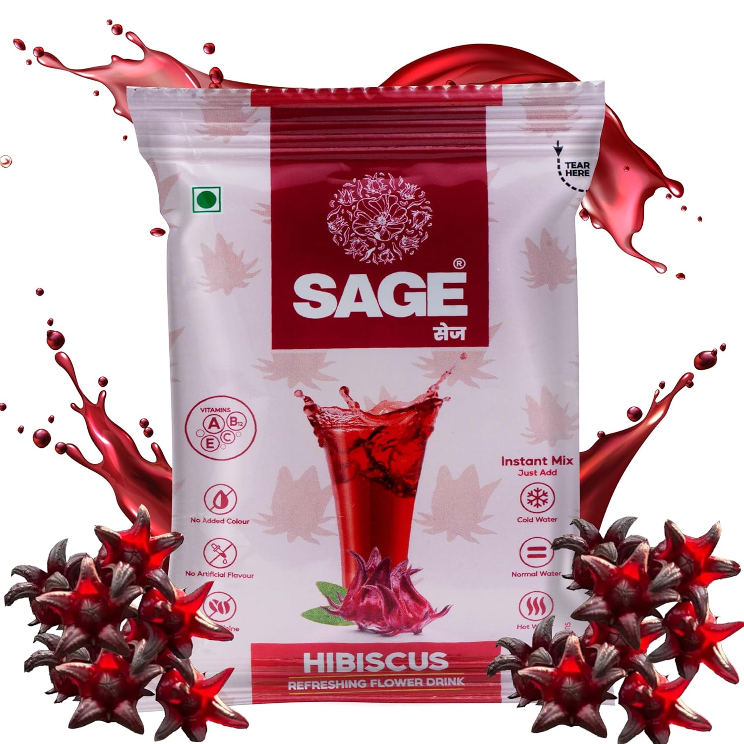 Sage Hibiscus Powder