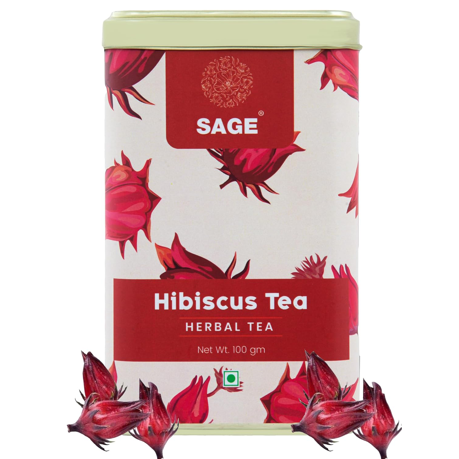 Sage Premium Hibiscus Herbal Tea 100g