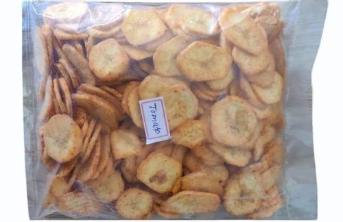 Tomato Banana Chips - 1 Kilogram Packet | Tasty, Crispy, Fried Snack with Banana & Tomato, FSSAI Certified, 6 Months Shelf Life, Spicy & Salty