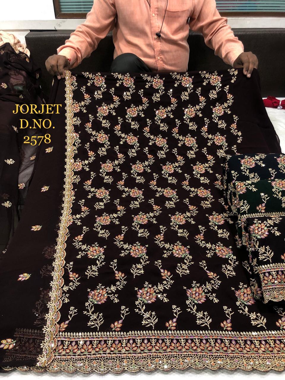 UNSTITCHED DESIGNER LADIES SUITS