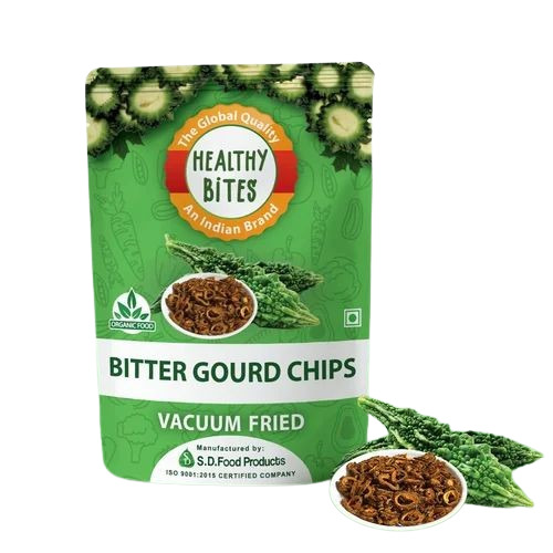 Vaccum Fried Bitter Gourd Chips - 100 Gram Packet | Salty, Tasty, Crispy, FSSAI Certified, 6 Months Shelf Life