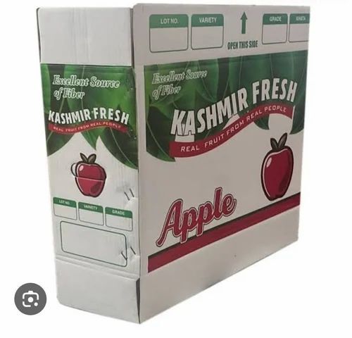 Apple Packaging Box - Paper Material, Multi Color Printed Design | Ideal for Eco-Friendly Apple Packaging Solutions