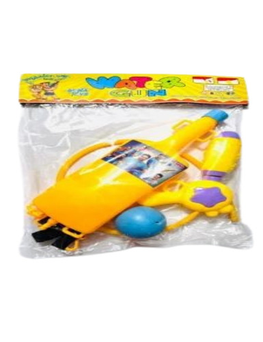 Bat Holi Pichkari - Plastic Material, Yellow Color | Durable, Light Weight, Modern Appearance, Perfect for Holi Celebrations