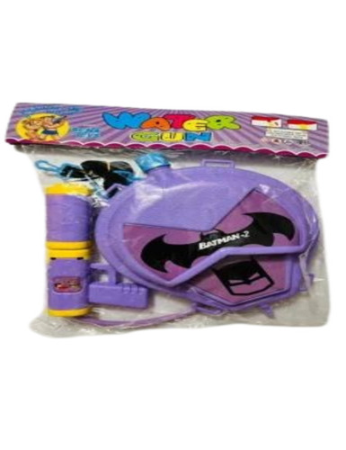 Batman Holi Pichkari - Plastic Lightweight Design Purple Color | Durable for Holi Celebration Modern Appearance Easy Storage
