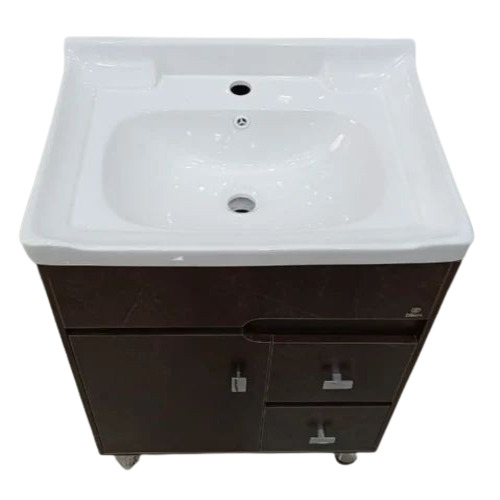 Floor Brown Bathroom Vanity