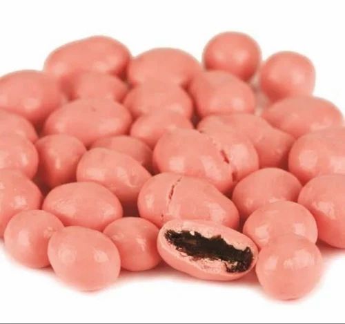 Kishmish Strawberry With Chocolate - Solid Pink Sweet Chocolate Balls, 1 Kilogram | Fssai Certified, Good Packaging, Tasty Sweet Treats, Store In Dry Cool Place