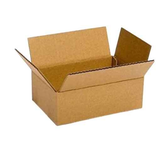 Plain Corrugated Packaging Box - Double Wall 5 Ply, Rectangular Shape, Brown Color, Recyclable Material | Ideal for Apparel, Electronics, Food, Gifts & Crafts