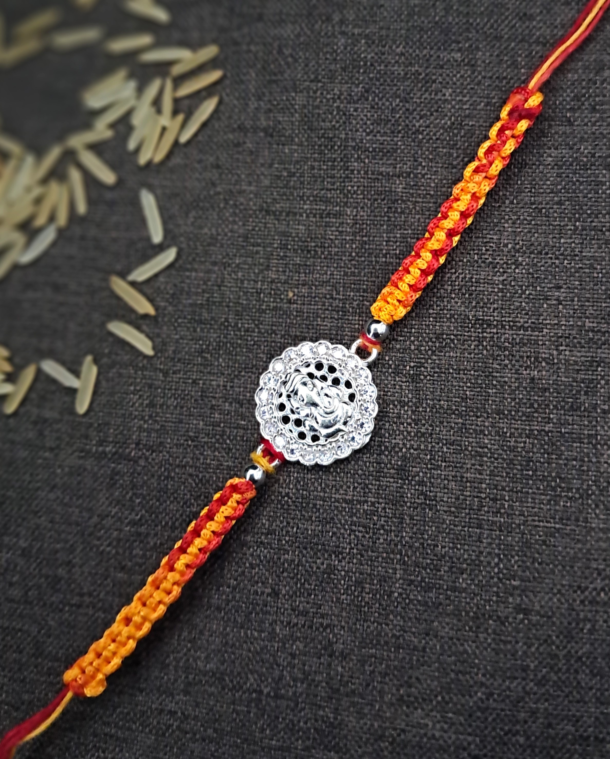 Silver Rakhi