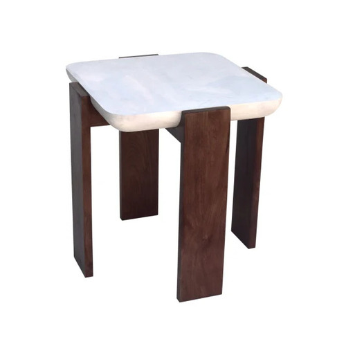 Mango Wood 4 Legs Side Table