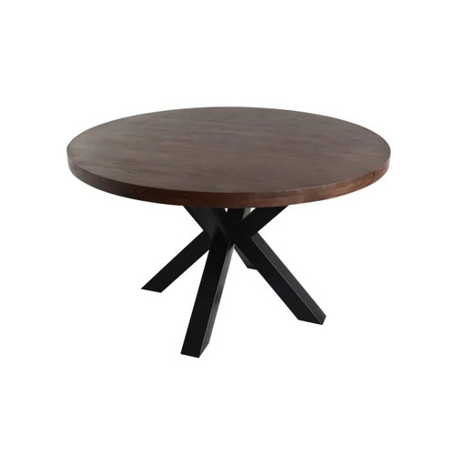 Round Mango Wood Dining Table