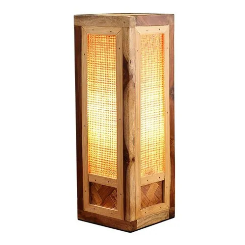 Electric Bamboo Table Lamp