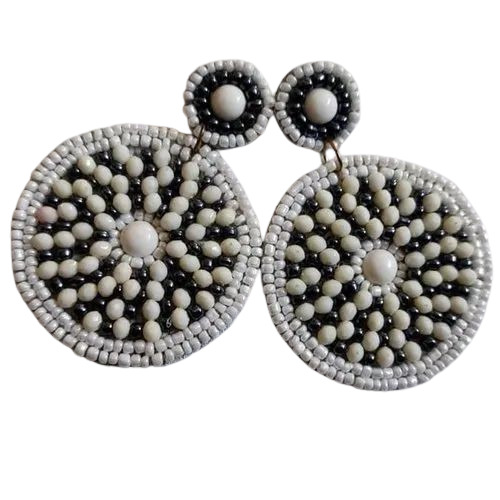 Handmade Pearl Round Earrings