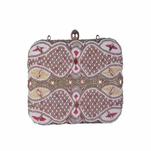 Ladies Beaded Clutch Bags