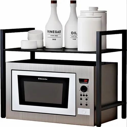 Metal Kitchen Microwave Oven Shelf Rack