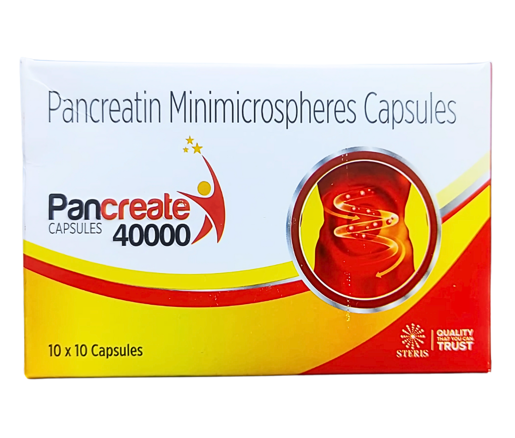 Pancreatin Minimicrospheres Capsules 400Mg - Drug Type: General Medicines