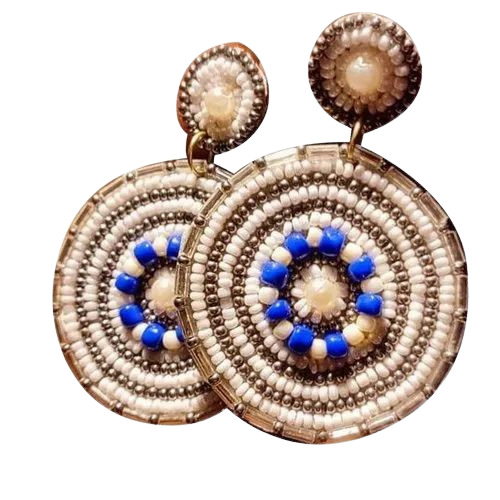 Pearl Circle Earrings