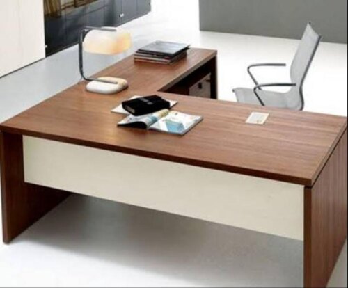 Office Wooden Desk - Artwork: Crafted