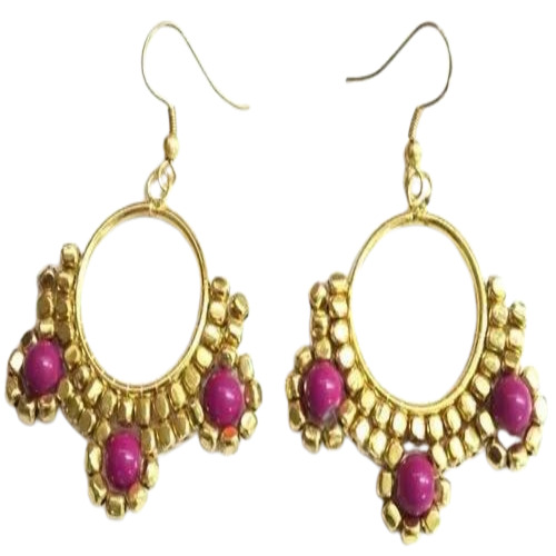 Golden Hanging Earrings