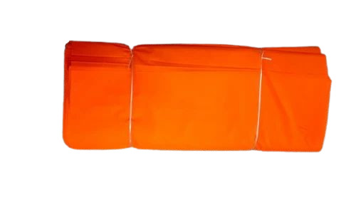 Plain Polyester Fabric - 100% Polyester, Orange, Lightweight Breathable | Soft Texture, Tear-Resistant, Machine Washable