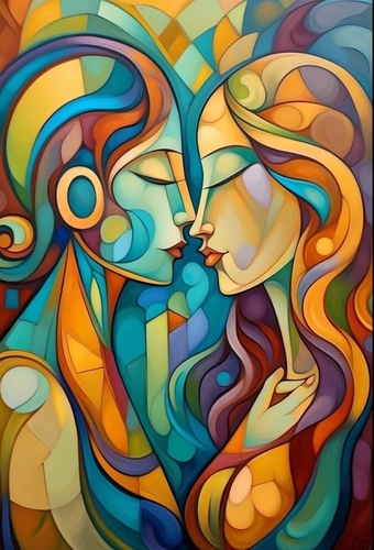 Indian Contemporary Paintings (Ab004)